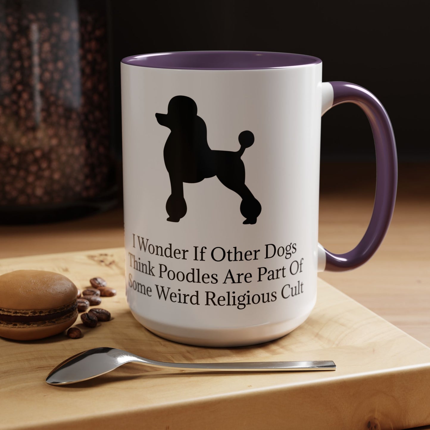 I Wonder 2-Tone Coffee Mug