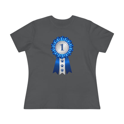 Show Ribbon Women's Short Sleeve Crewneck Tee