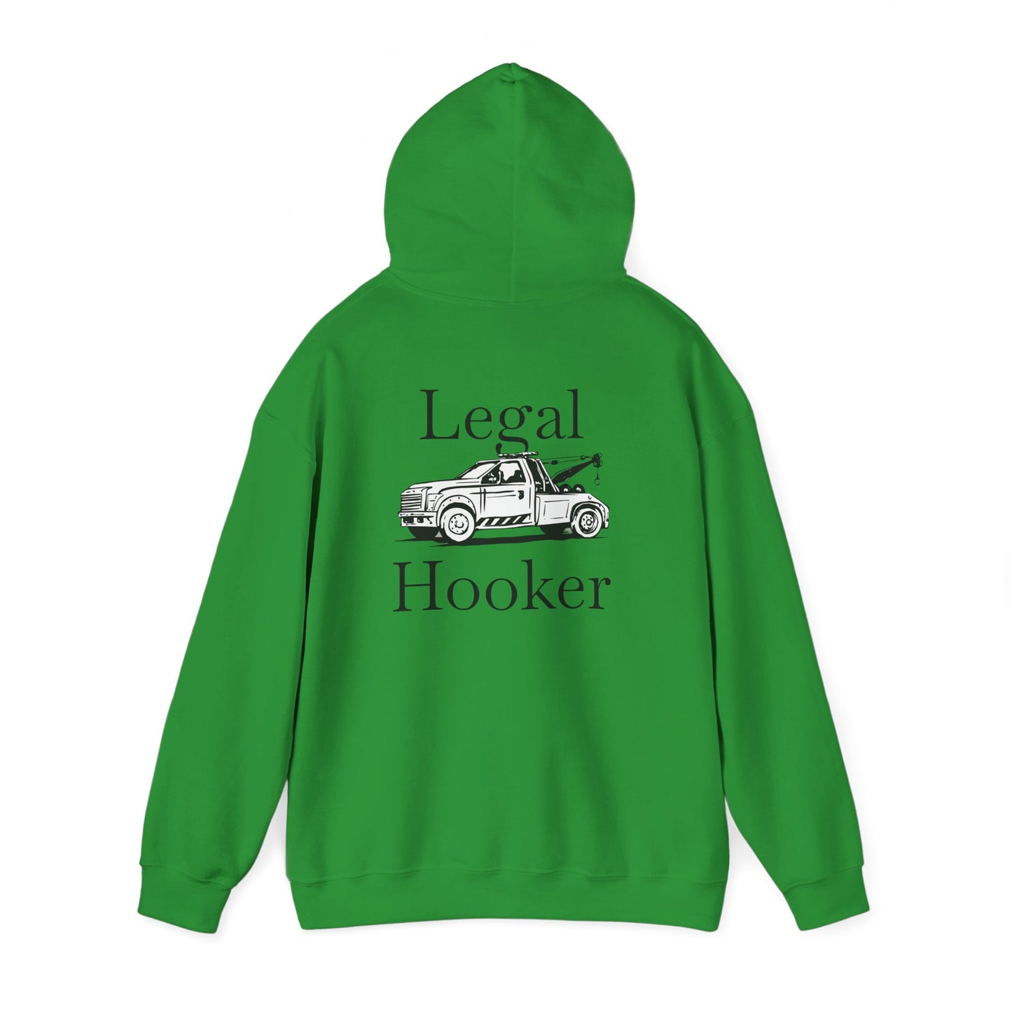 Legal H**ker Wheel Lift Tow Truck Unisex Hoodie