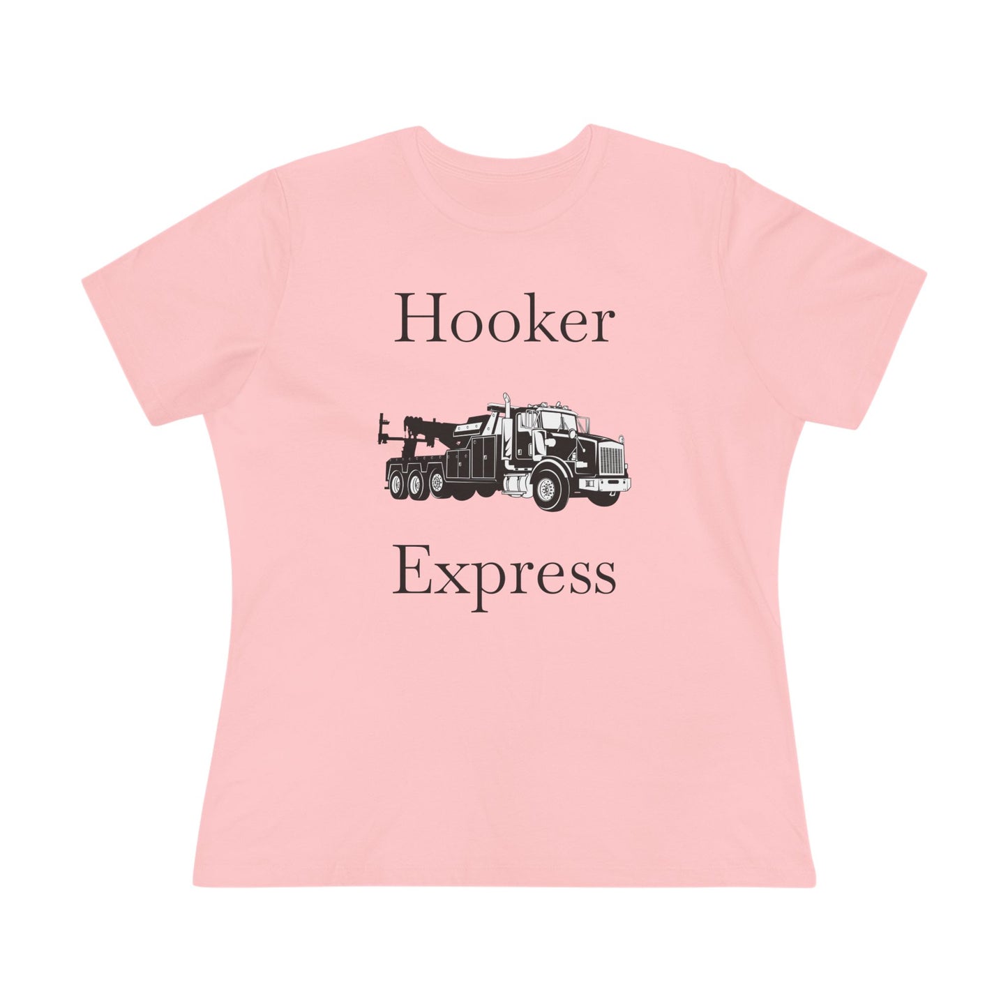 H**ker Express Heavy Tow Truck Women's Short Sleeve Crewneck Tee