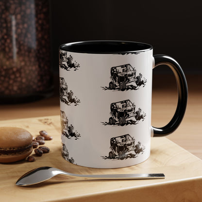 Slingin' Mud Side By Side 2-Tone Coffee Mug