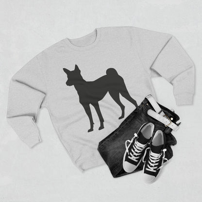 Basenji Silhouette Unisex Crewneck Sweatshirt