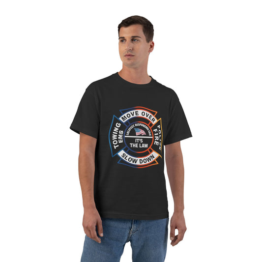Let First Responders Live Men's Short-Sleeve Crewneck Tee