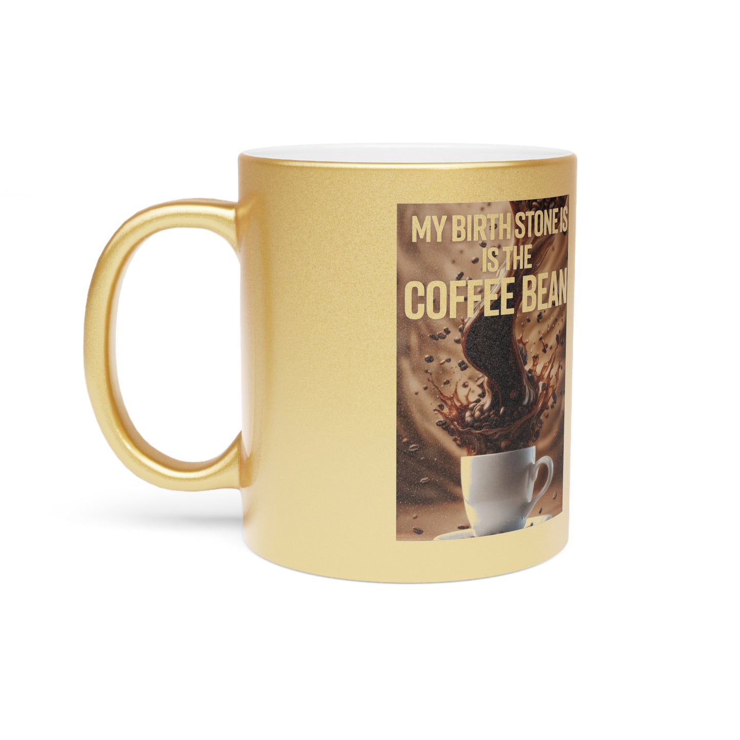 Birth Stone Metallic Coffee Mug