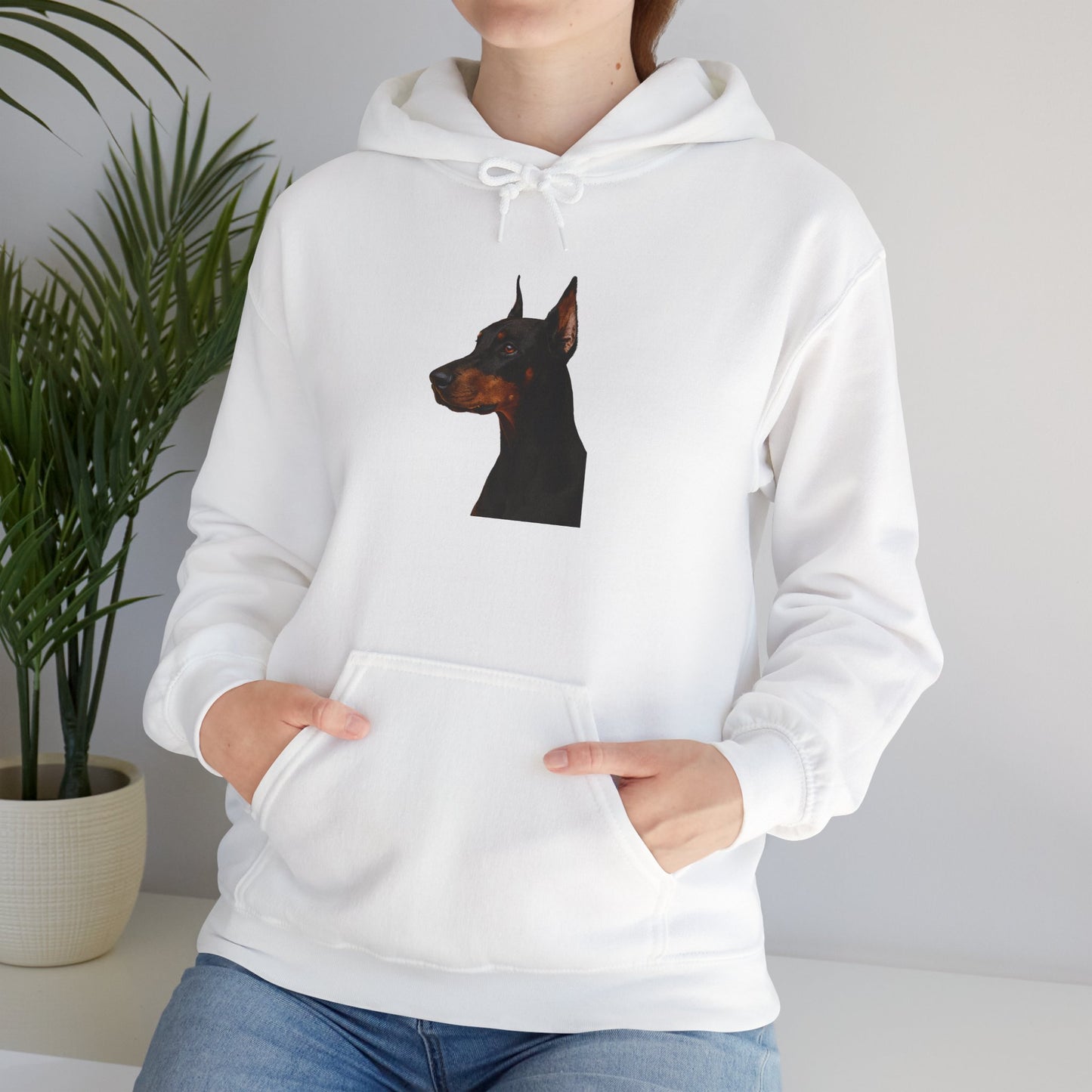 Doberman Head Unisex Hoodie