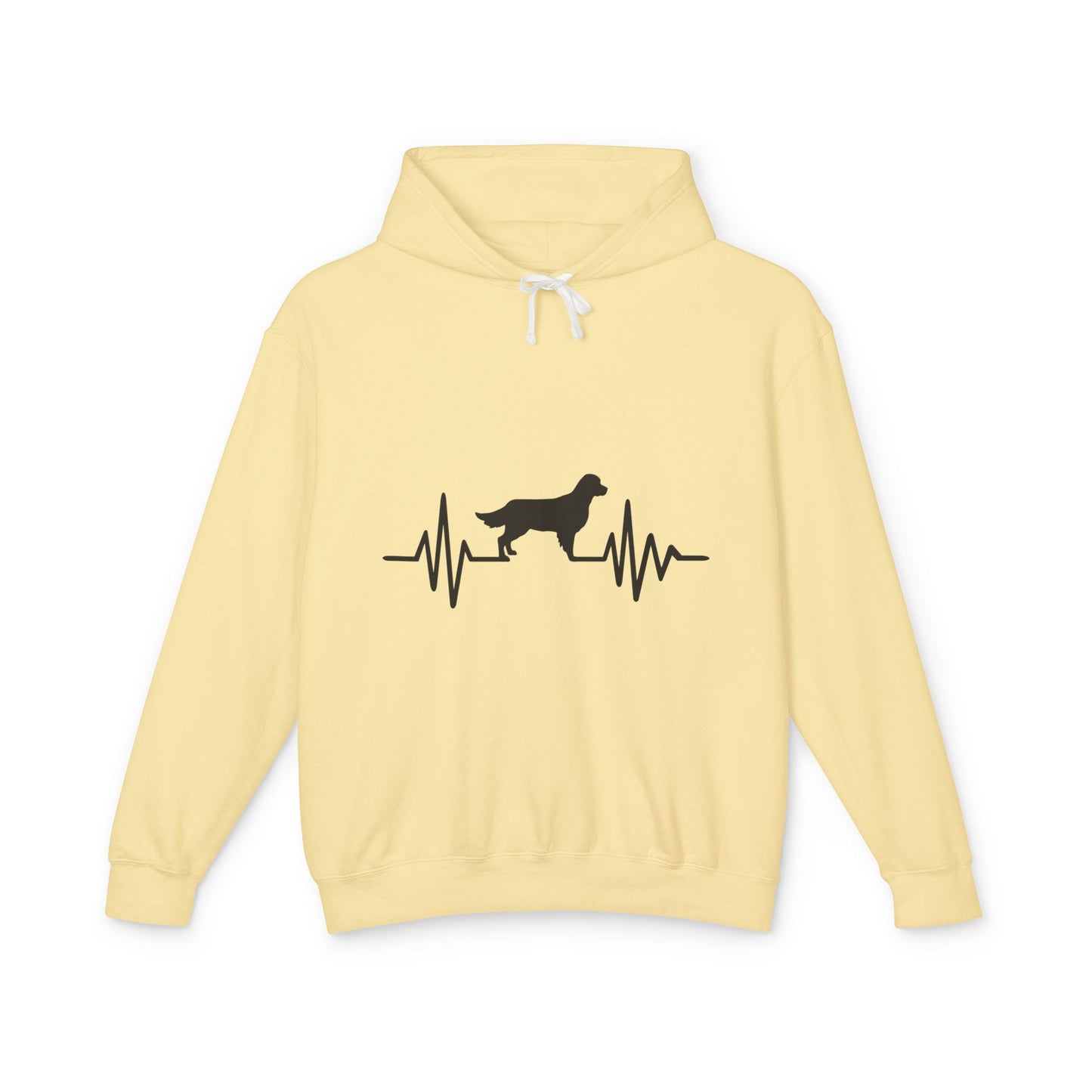 My Heart Beats For Goldens Unisex Lightweight Hoodie