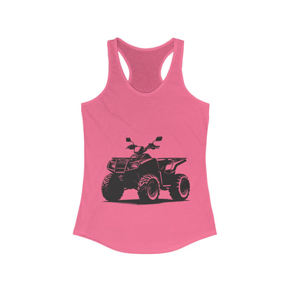 Off The Beaten Path Quad Women's Racerback Tank