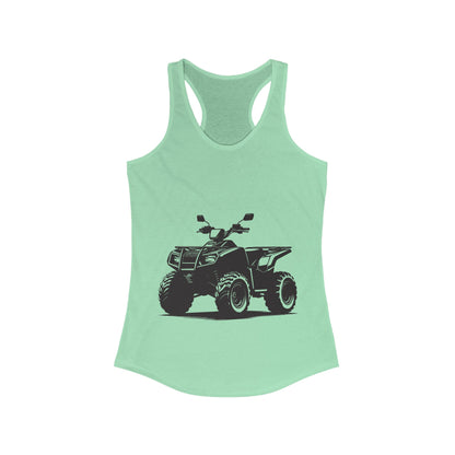 Off The Beaten Path Quad Women's Racerback Tank