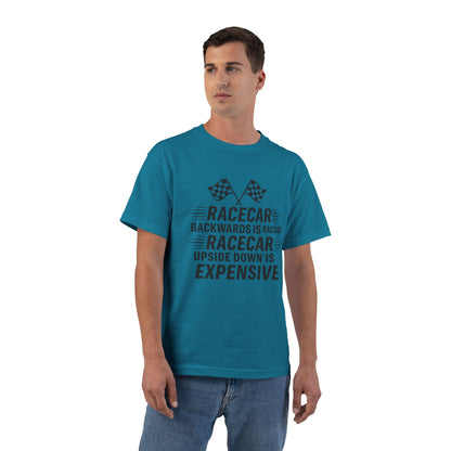 Racecar Backwards Men's Short-Sleeve Crewneck Tee