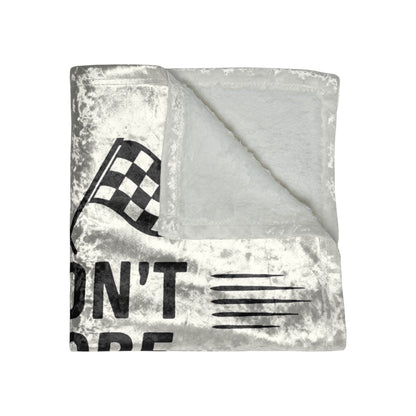 I Don't Snore Crushed Velvet Blanket