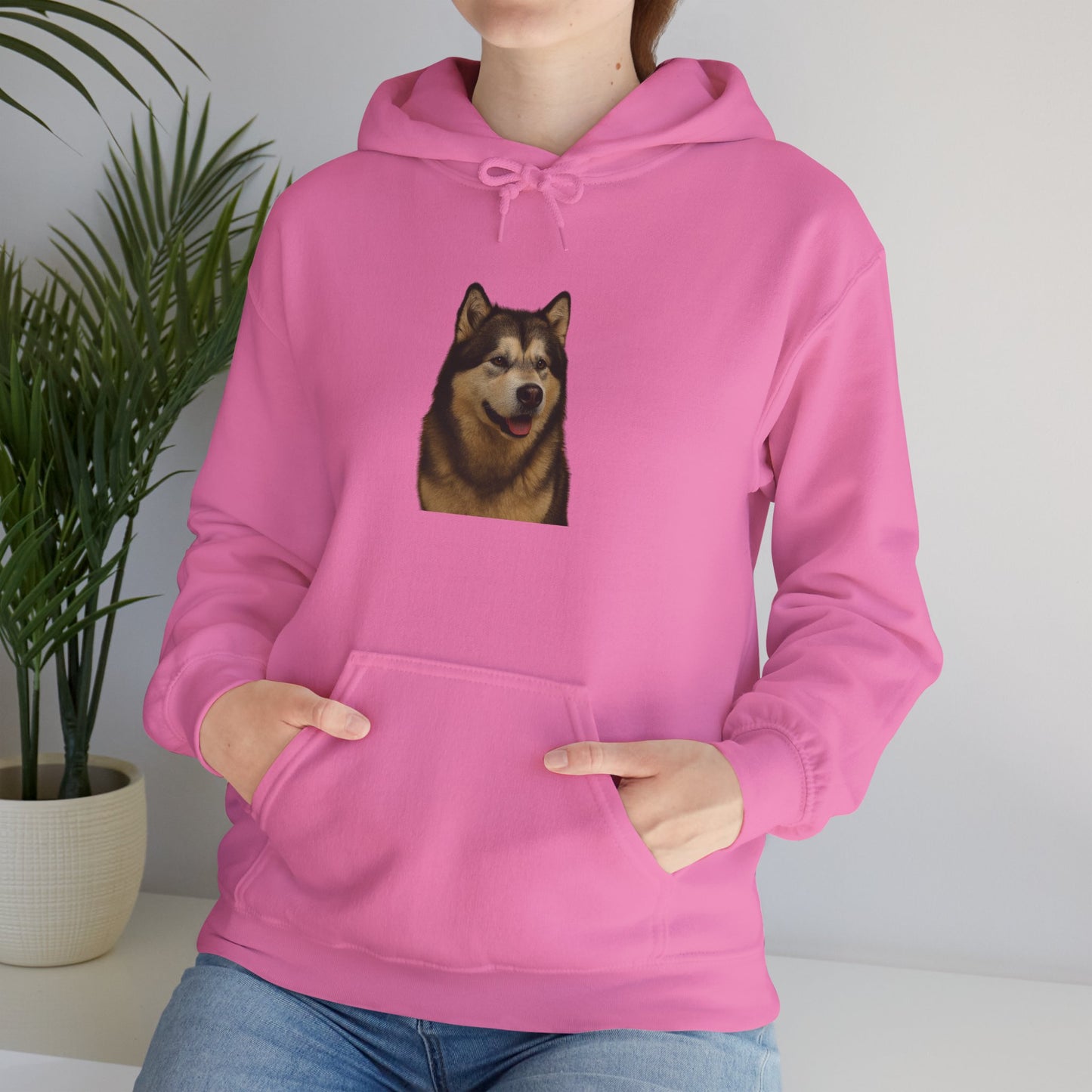 Malamute Head Unisex Hoodie