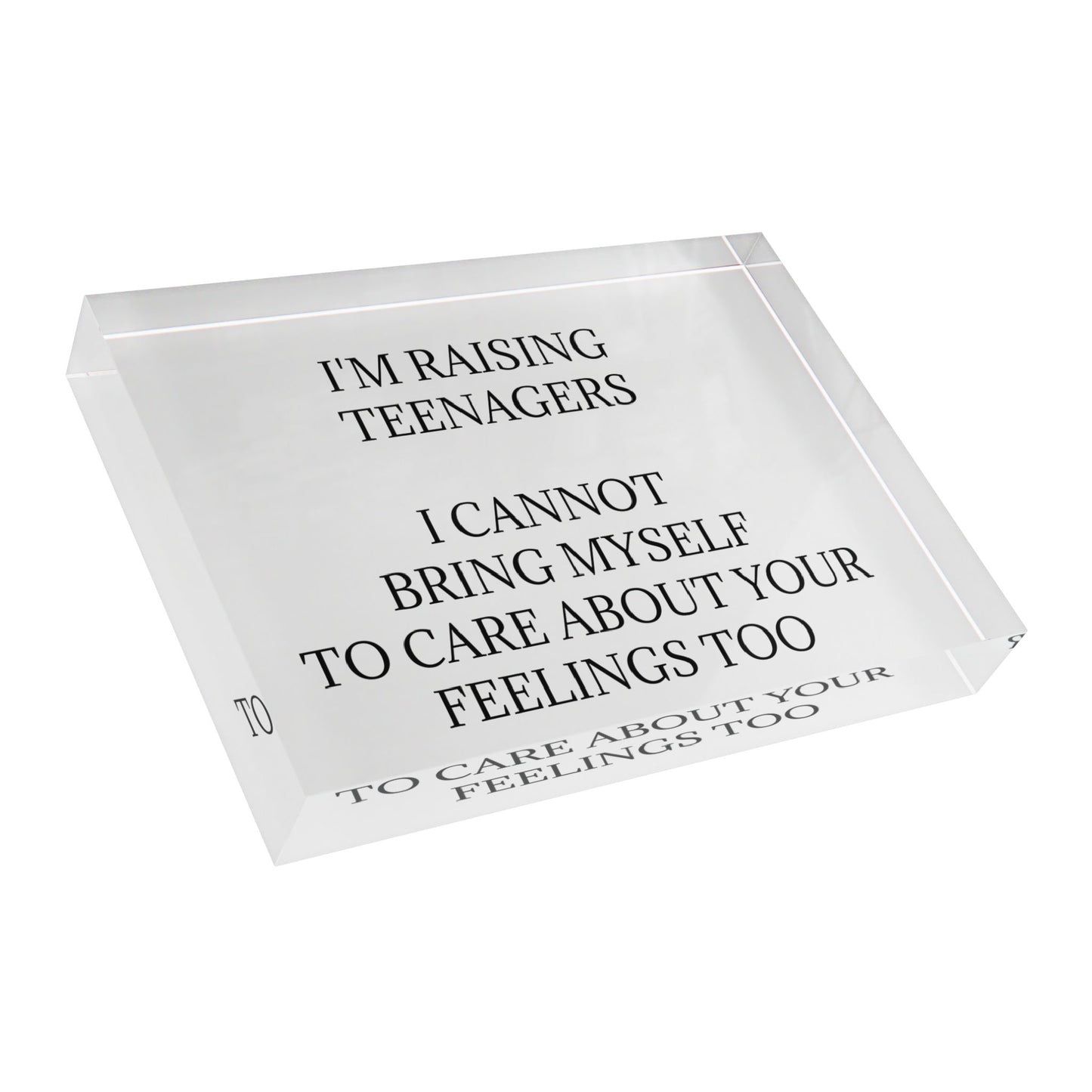 Raising Teenagers Acrylic Photo Block