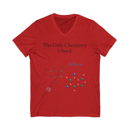 Chemistry Lesson Unisex Short Sleeve V-Neck Tee