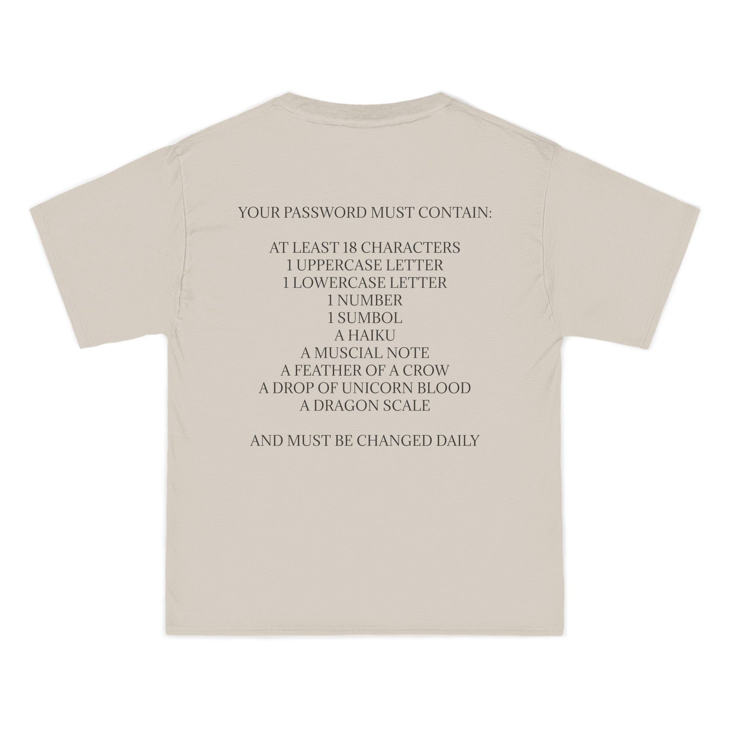 Password Men's Short-Sleeve Crewneck Tee