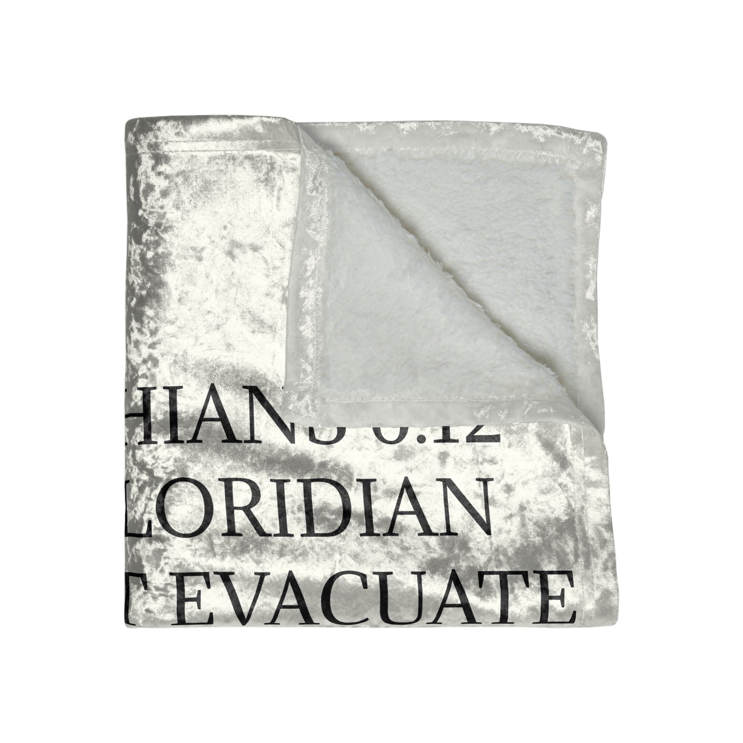 Florinthians 6:12 Crushed Velvet Blanket