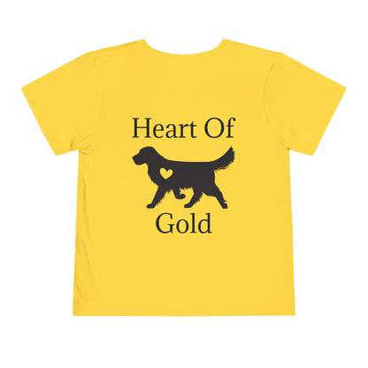 Heart Of Gold Toddler Unisex Short Sleeve Crewneck Tee