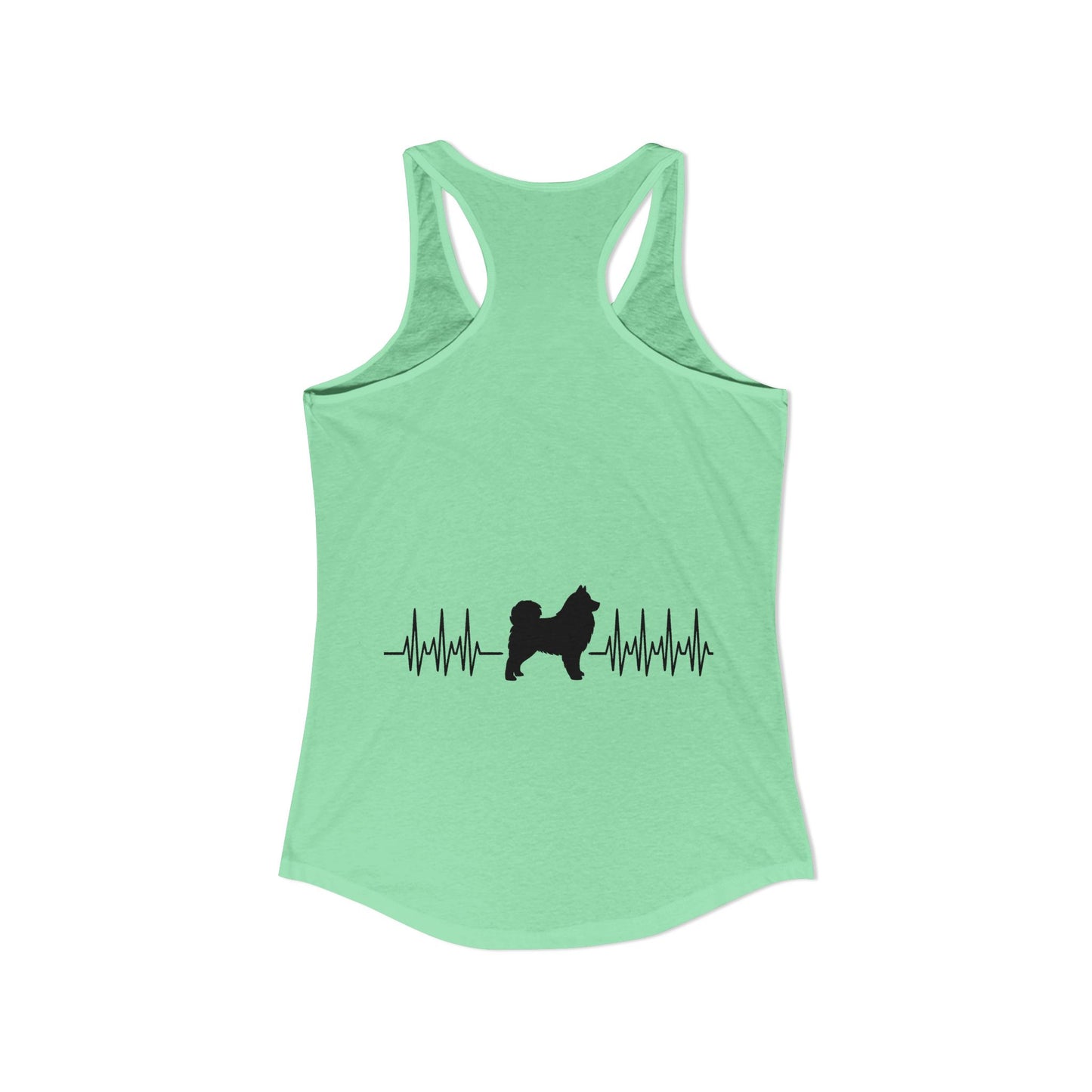 My Heart Beats For Samoyeds Women's Racerback Tank