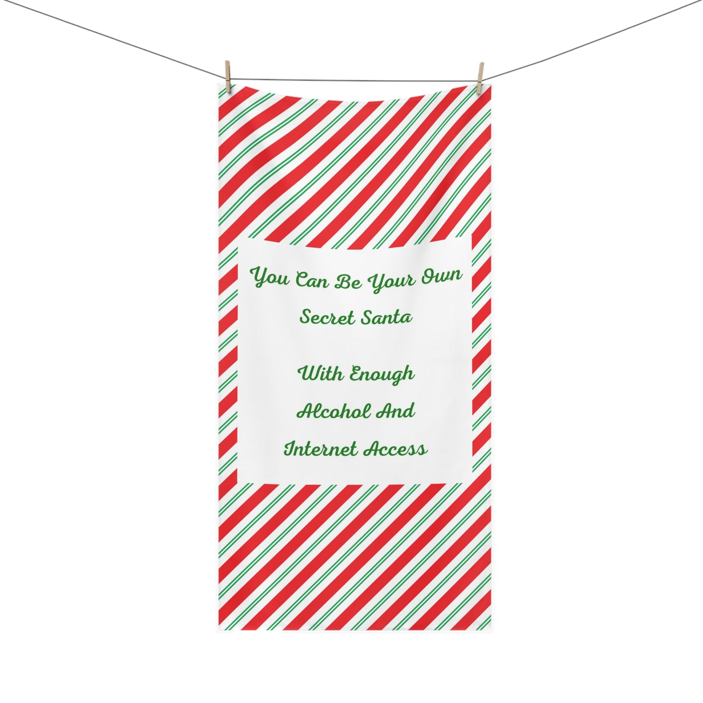 Your Own Secret Santa Mink-Cotton  Beach Towel