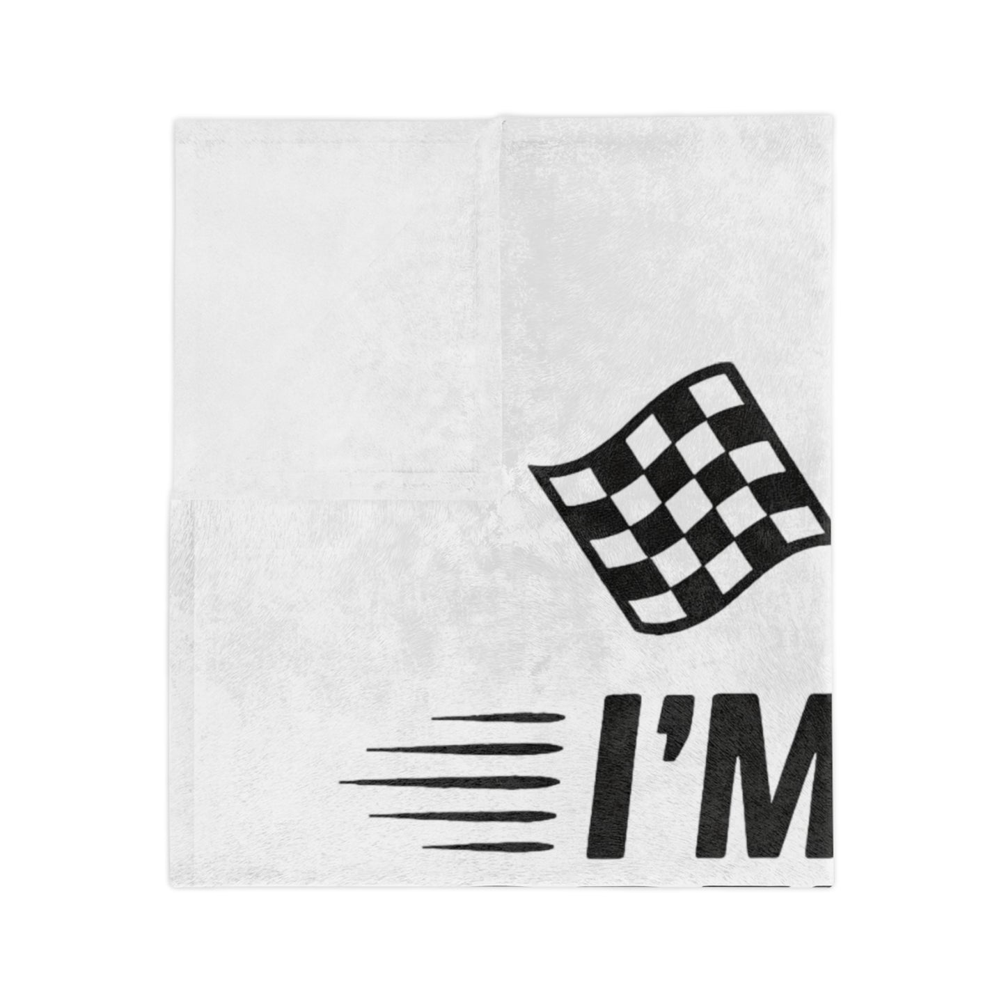 I"m Qualifying Velveteen Microfiber Blanket