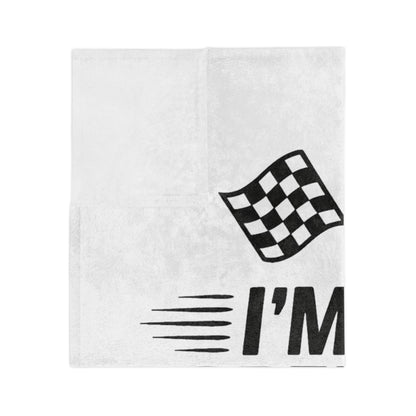 I"m Qualifying Velveteen Microfiber Blanket