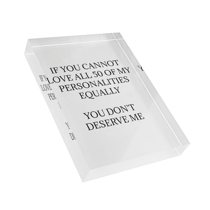 50 Personalities Acrylic Photo Block