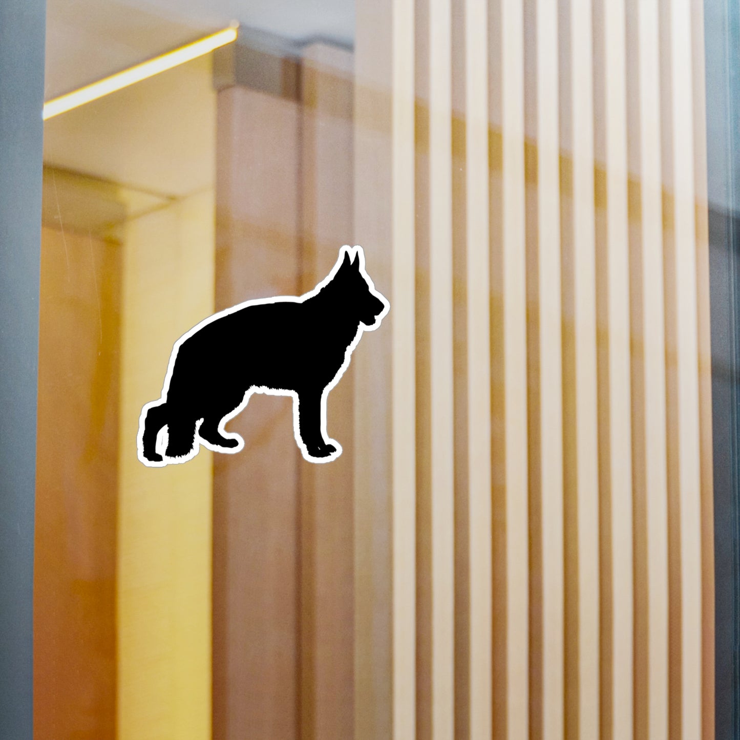 German Shepherd Silhouette Vinyl Decal