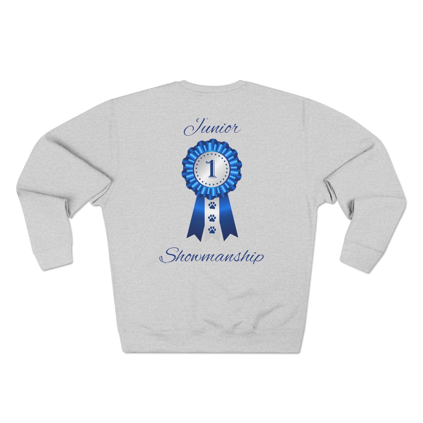 Junior Showmanship Unisex Crewneck Sweatshirt