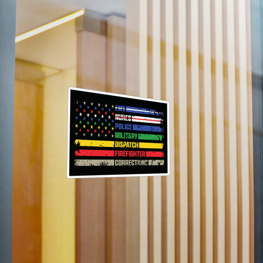 First Responder Vinyl Decal