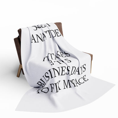 Fix My Face Arctic Fleece Blanket