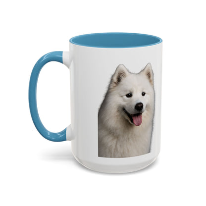 Samoyed Head 2-Tone Coffee Mug