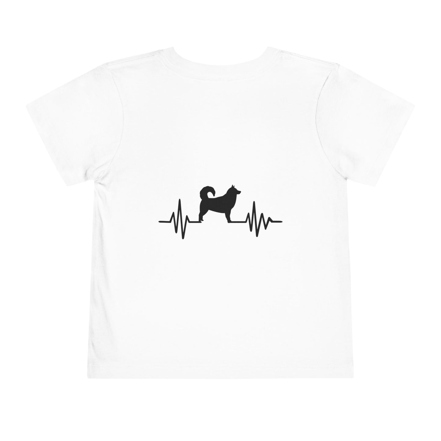 My Heart Beats For Malamutes Toddler Unisex Short Sleeve Crewneck Tee