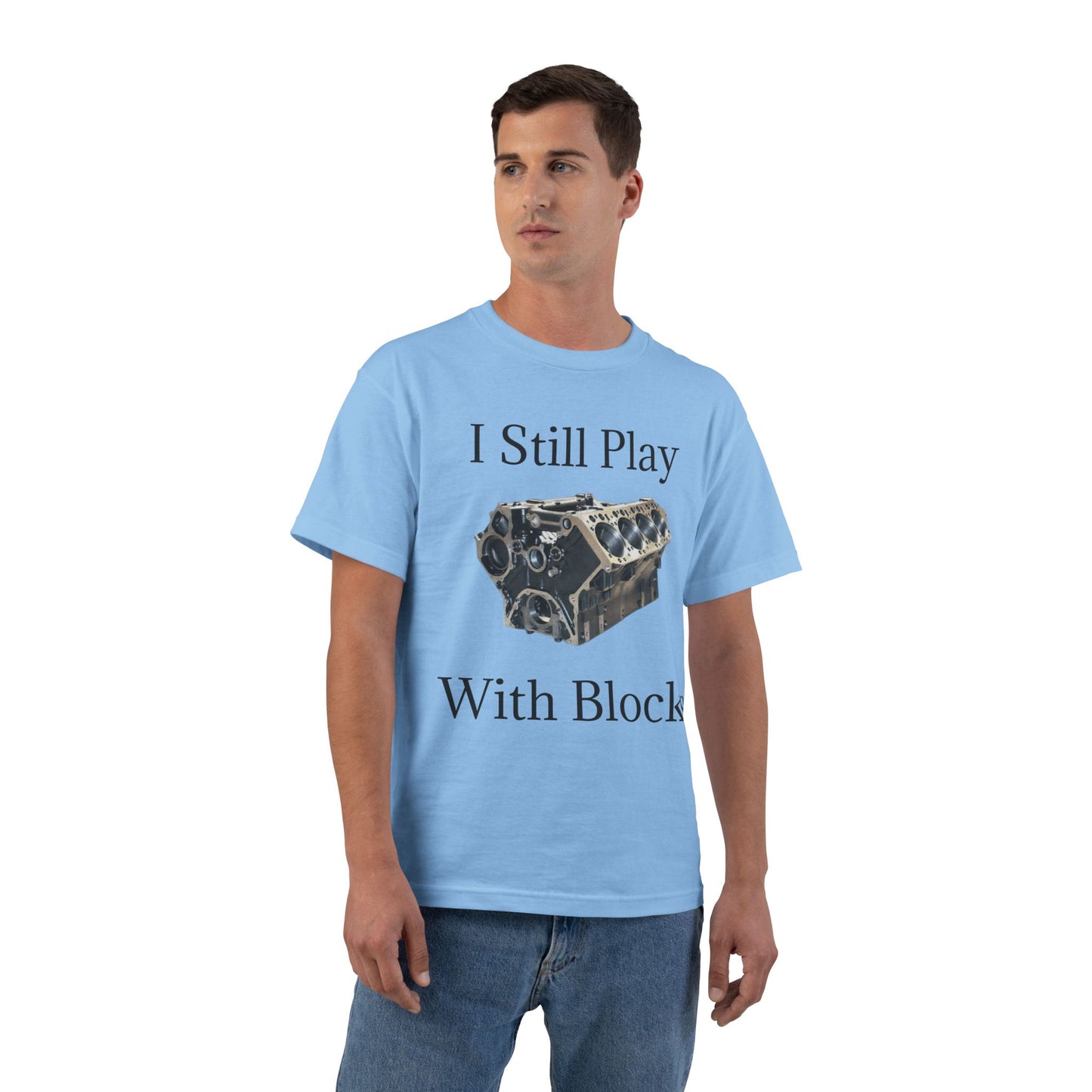 Play With Blocks Men's Short-Sleeve Crewneck Tee