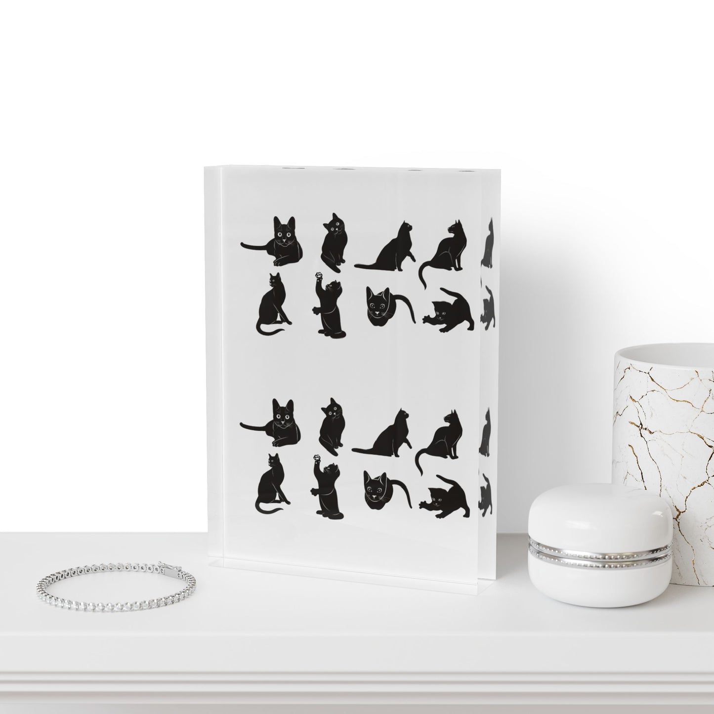 Cats Acrylic Photo Block