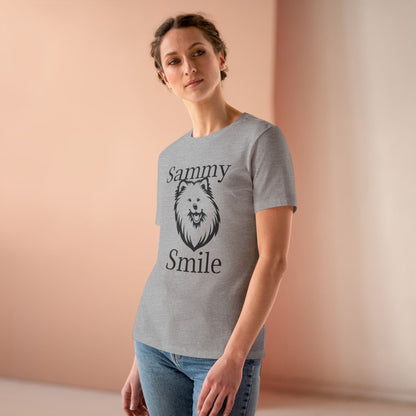 Sammy Smile Women's Short Sleeve Crewneck Tee