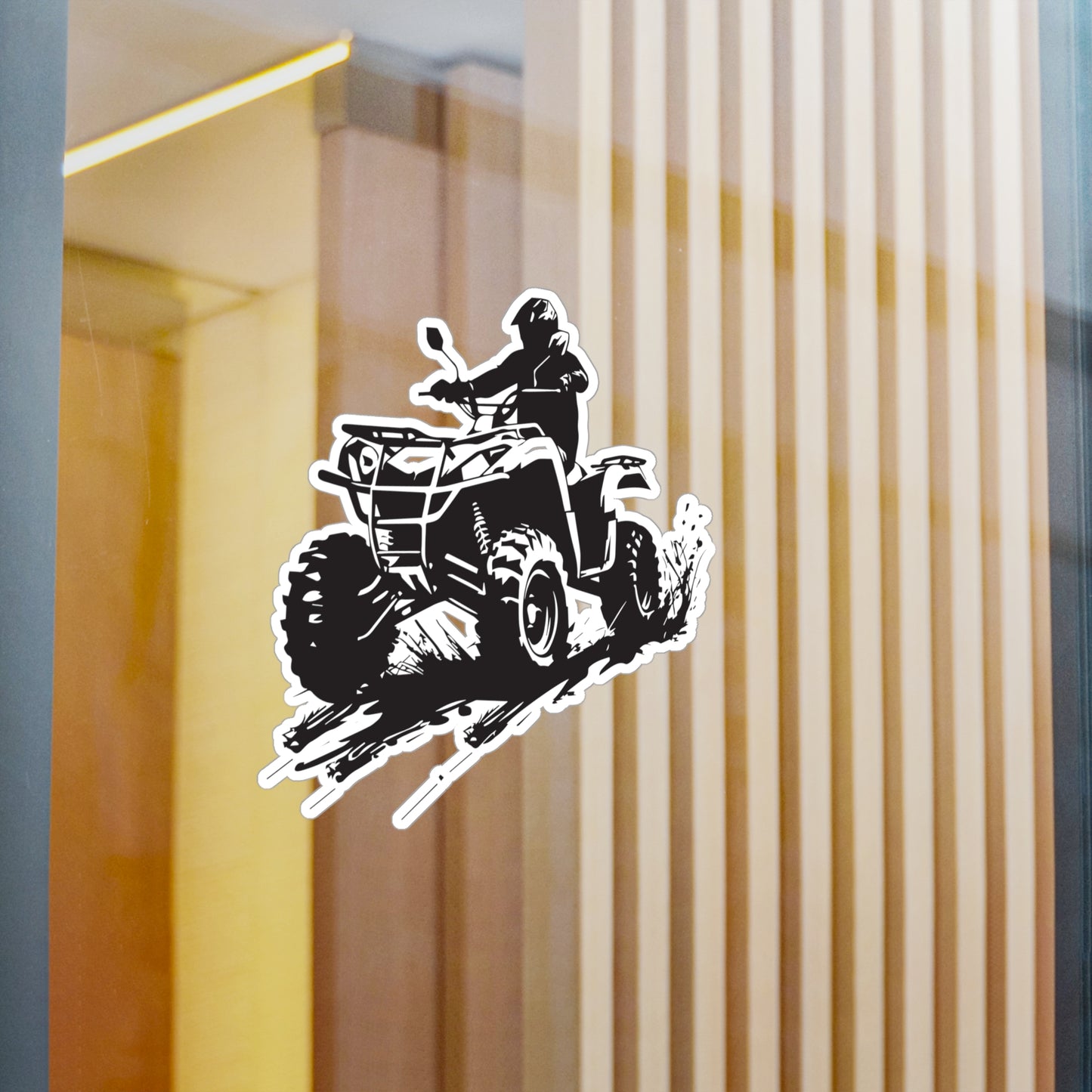 Slingin' Mud Quad Vinyl Decal
