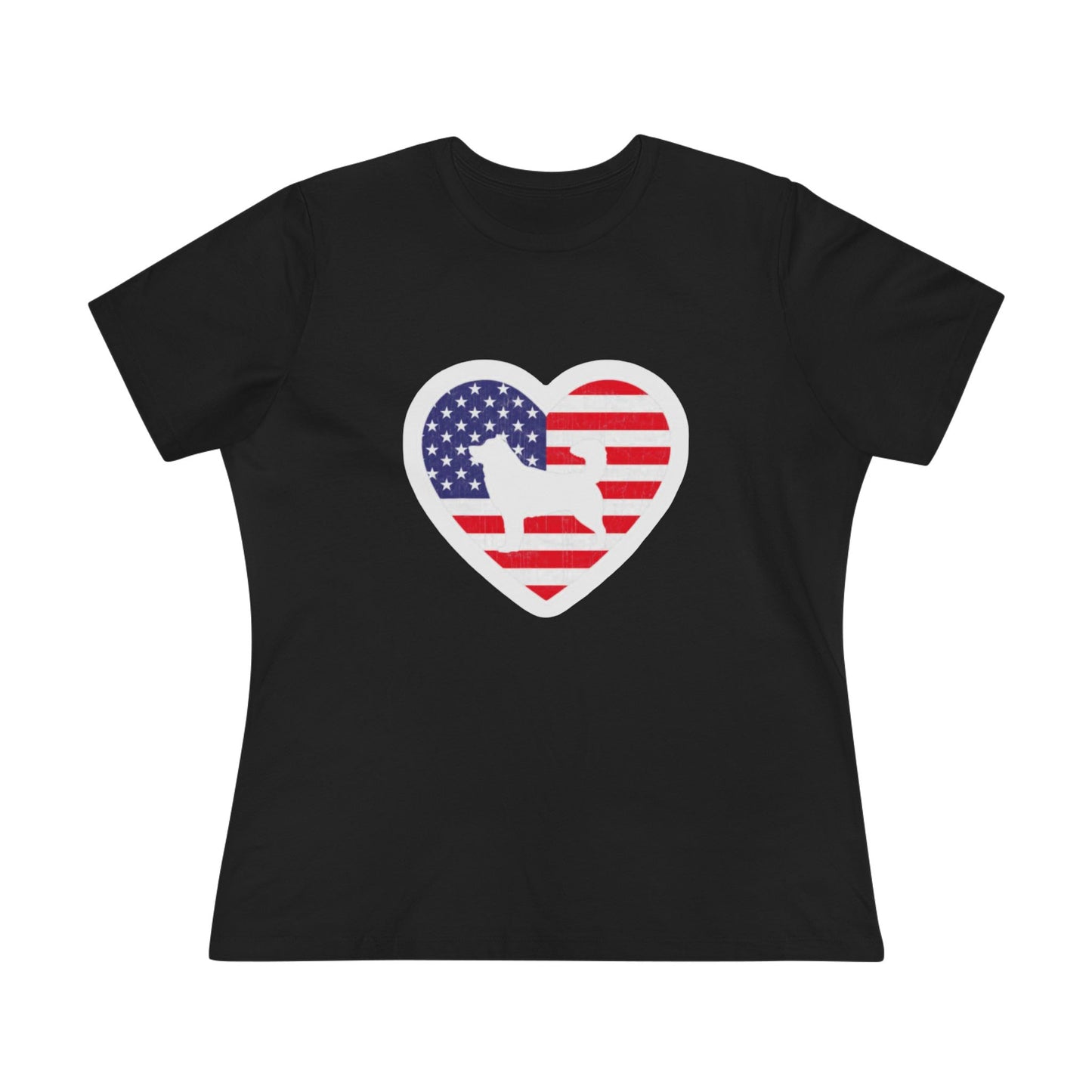 Malamute Flag Women's Short Sleeve Crewneck Tee