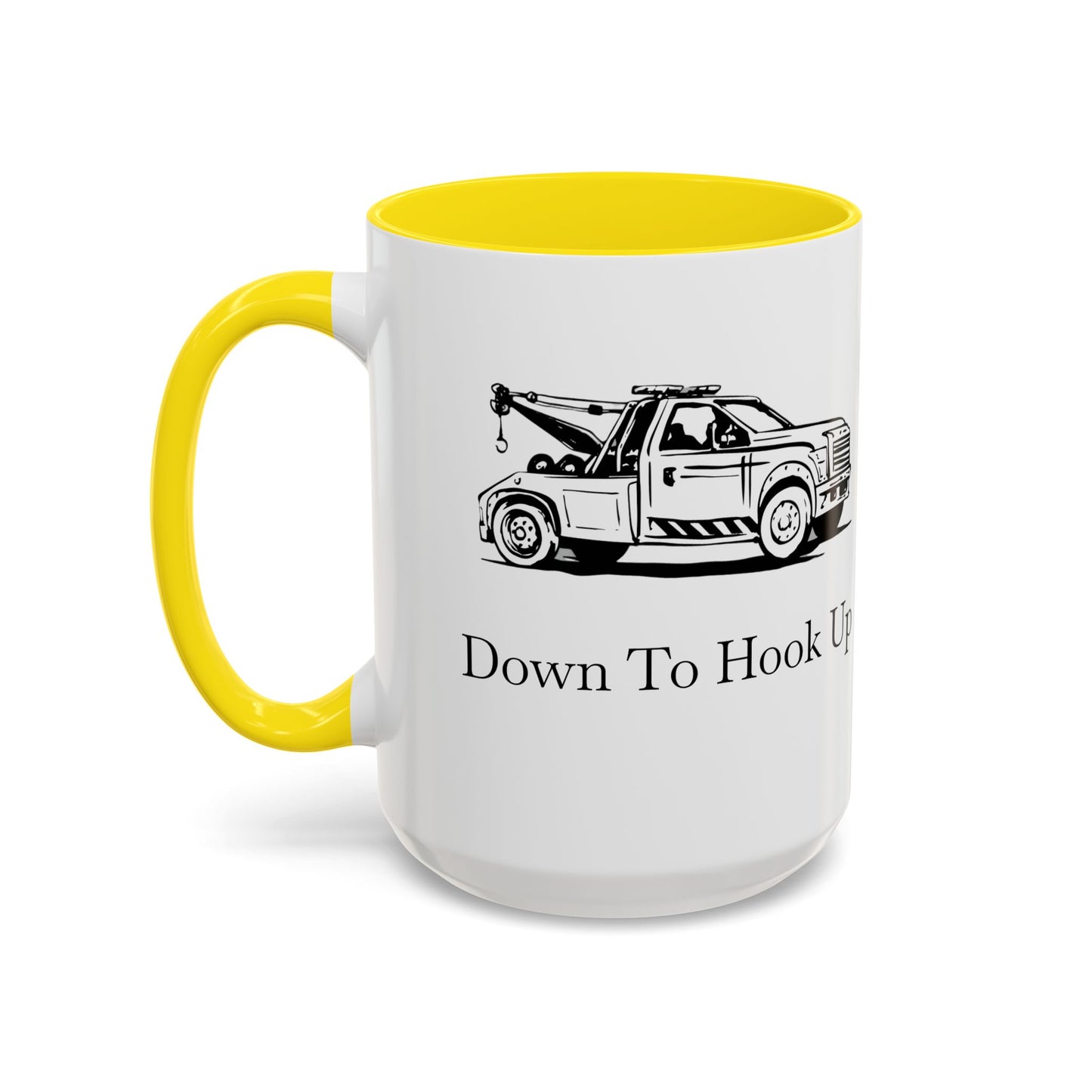 Down To Hook Up 2-Tone Coffee Mug