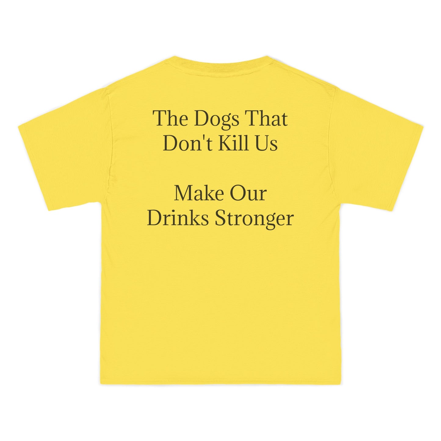 Drinks Stronger Men's Short-Sleeve Crewneck Tee