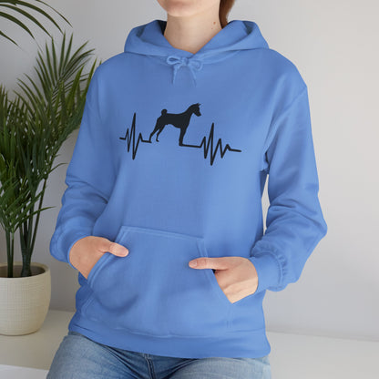My Heart Beats For Basenjis Unisex Hoodie