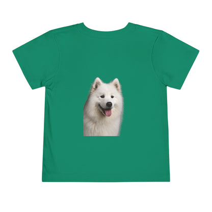 Samoyed Head Toddler Unisex Short Sleeve Crewneck Tee
