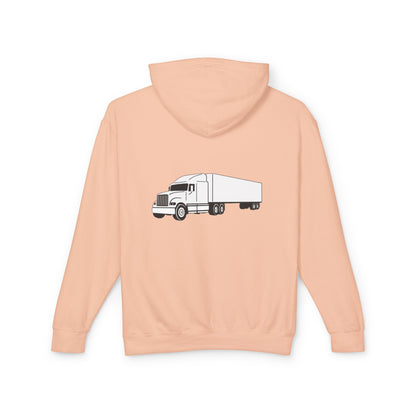 Semi Truck Unisex Lightweight Hoodie