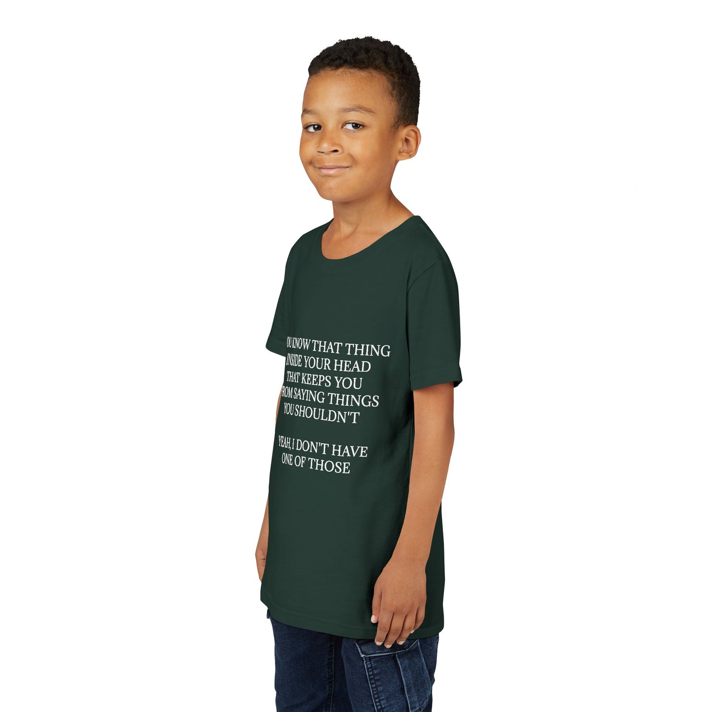 No Filter Youth Unisex Short Sleeve Crewneck Tee