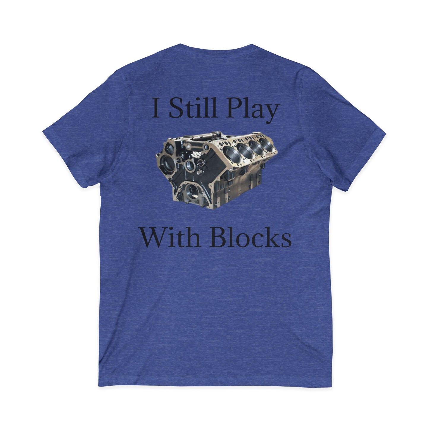 Play With Blocks Unisex Short Sleeve V-Neck Tee