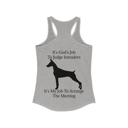 Arrange The Meeting Women's Racerback Tank