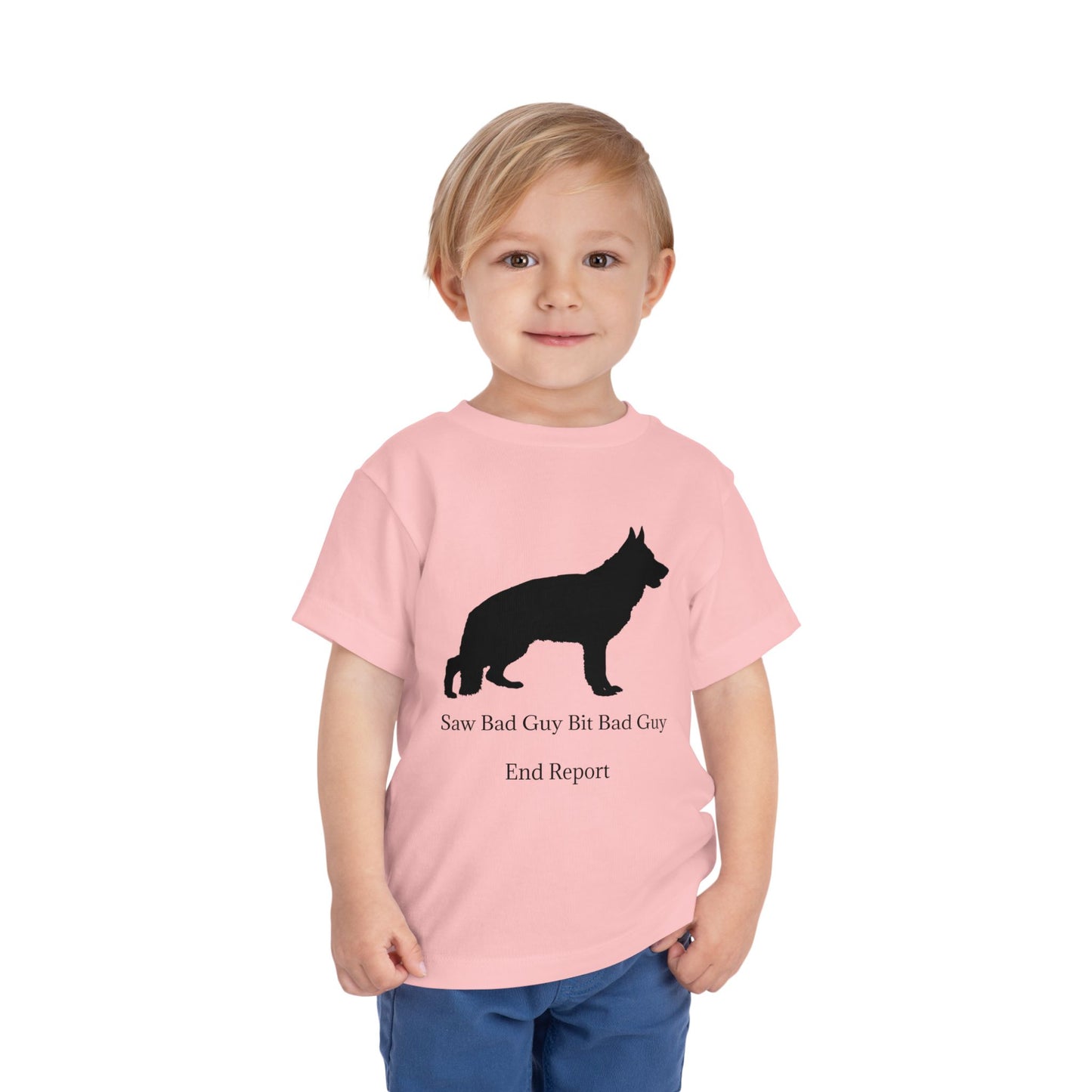 Bad Guy Toddler Unisex Short Sleeve Crewneck Tee