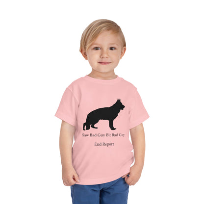 Bad Guy Toddler Unisex Short Sleeve Crewneck Tee