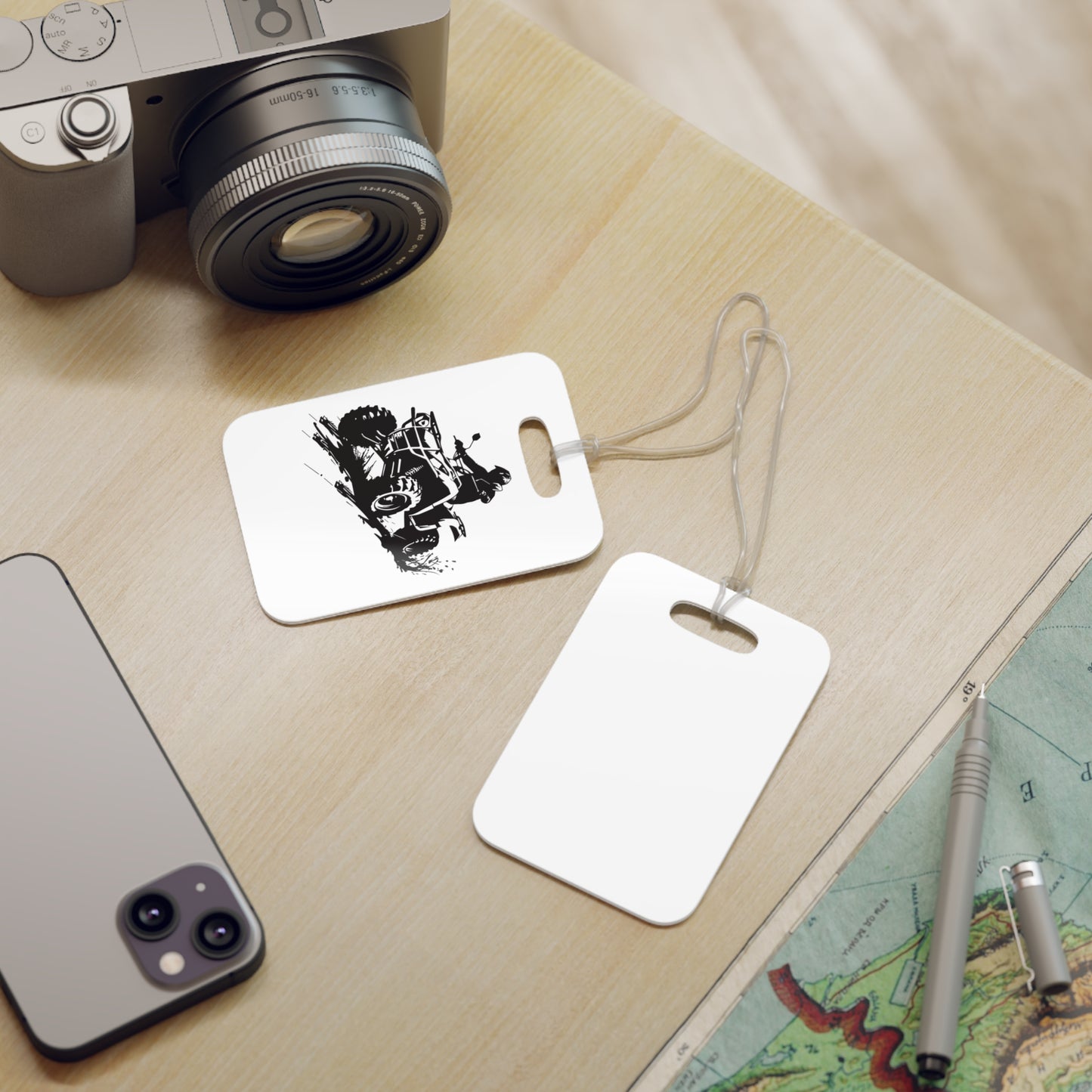 Slingin' Mud Quad Luggage Tag