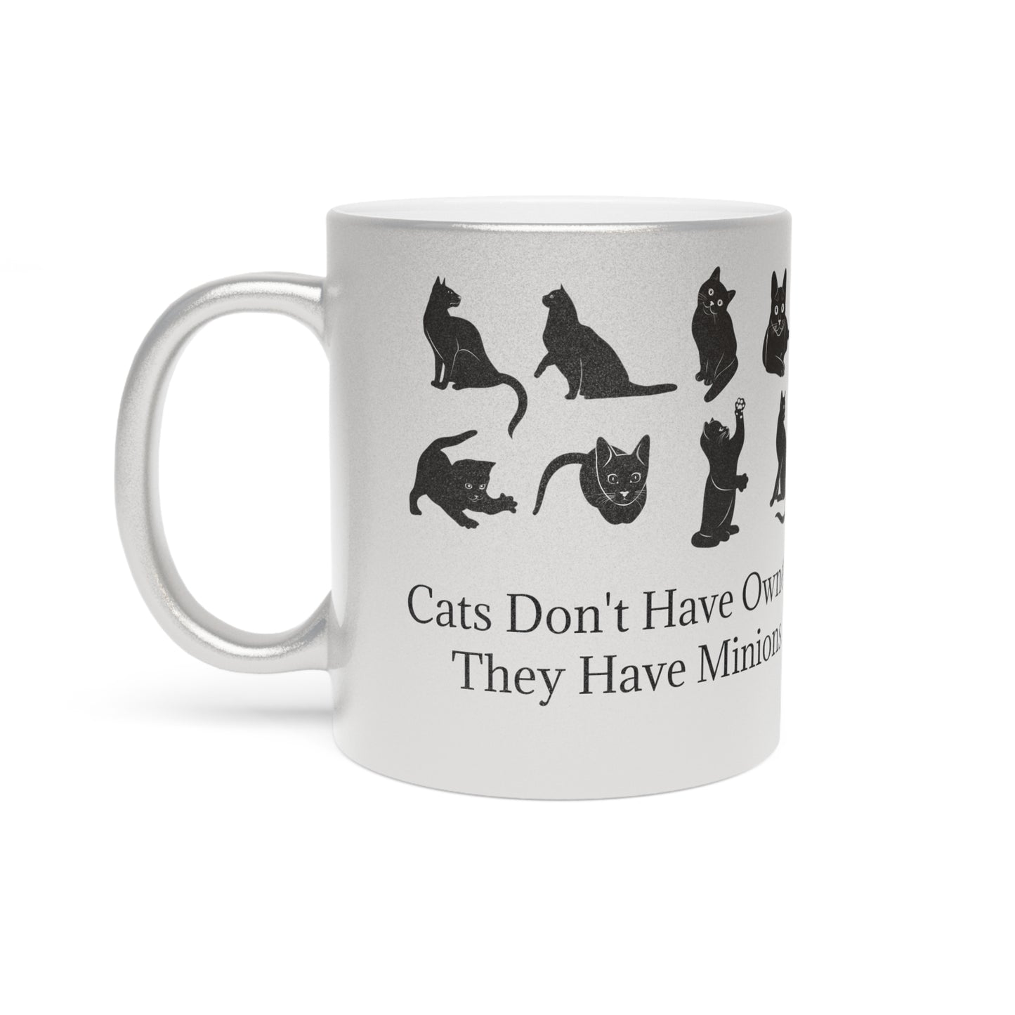 Cat Minions Metallic Coffee Mug