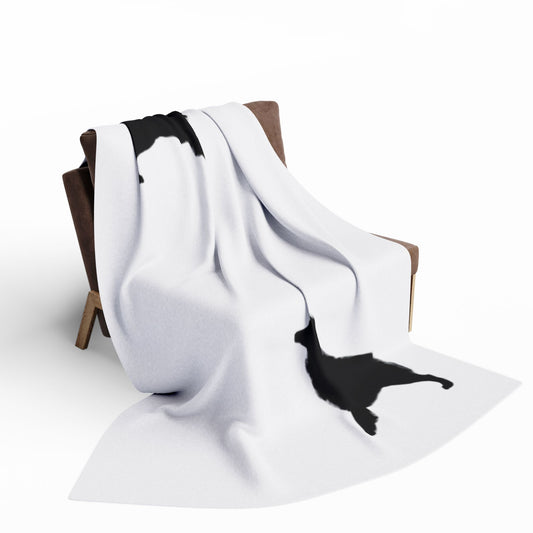 Aussie Silhouette Arctic Fleece Blanket