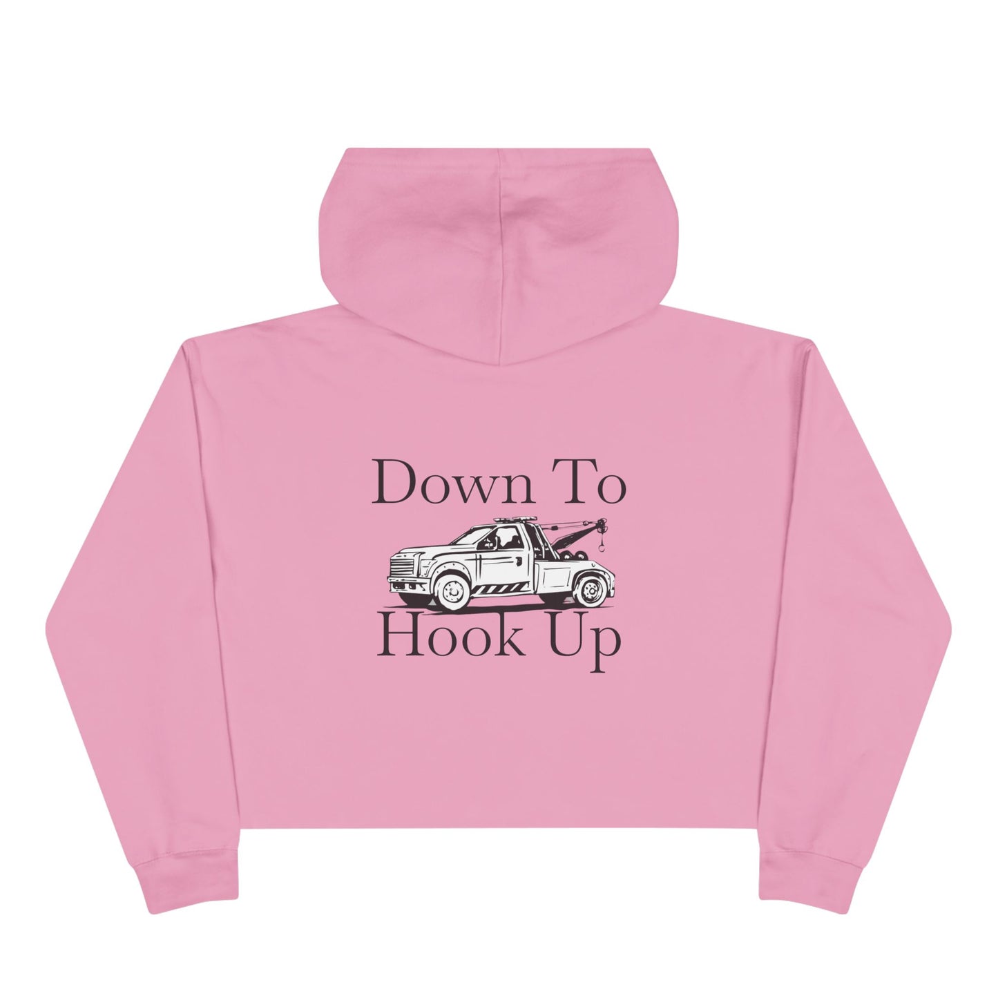 Down To Hook Up Women's Crop Hoodie